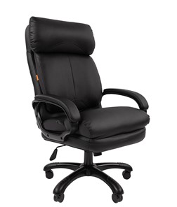 Кресло компьютерное CHAIRMAN 505 Экокожа черная в Находке