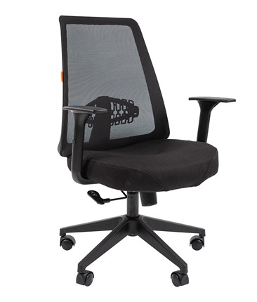 Компьютерное кресло CHAIRMAN 535 LT Сетчатый акрил черный / Полиэстер черный в Артеме - изображение