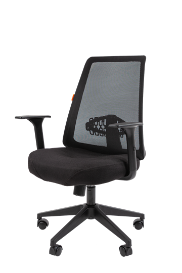 Компьютерное кресло CHAIRMAN 535 LT Сетчатый акрил черный / Полиэстер черный в Артеме - изображение 3