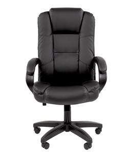 Кресло офисное CHAIRMAN 600 LT экокожа черная в Артеме - предосмотр 1