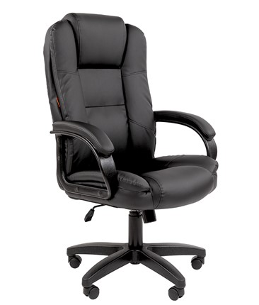 Кресло офисное CHAIRMAN 600 LT экокожа черная в Артеме - изображение
