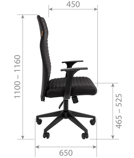 Кресло офисное CHAIRMAN 611 серый в Артеме - изображение 5