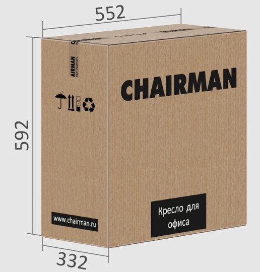 Кресло CHAIRMAN 651 ЭКО черное в Находке - изображение 4