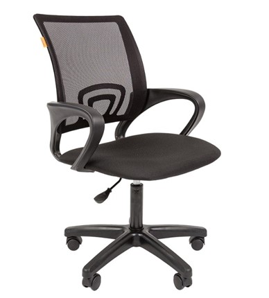 Кресло компьютерное CHAIRMAN 696 black LT, черный в Артеме - изображение