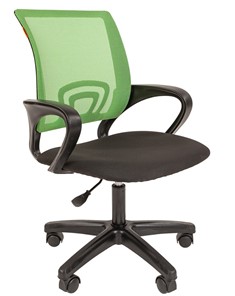 Офисное кресло CHAIRMAN 696 black LT, зеленое во Владивостоке