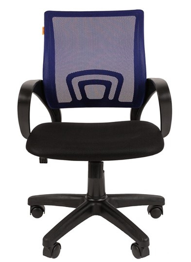 Офисное кресло CHAIRMAN 696 black Сетчатый акрил DW61 синий во Владивостоке - изображение 1