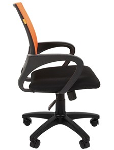 Офисное кресло CHAIRMAN 696 black Сетчатый акрил DW66 оранжевый во Владивостоке - предосмотр 5