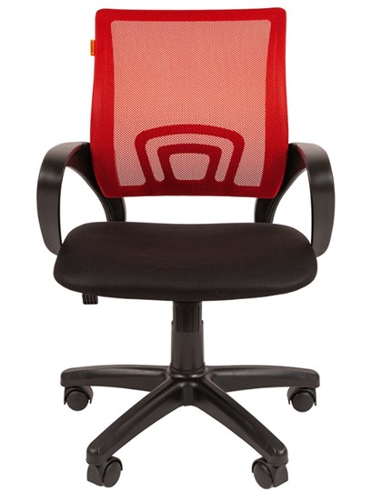 Кресло офисное CHAIRMAN 696 black Сетчатый акрил DW69 красный во Владивостоке - изображение 4