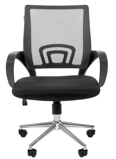Офисное кресло CHAIRMAN 696 CHROME Сетка TW-04 (серый) в Уссурийске - изображение 1