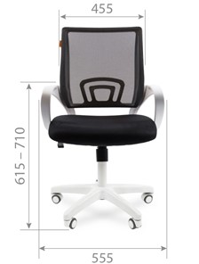 Офисное кресло CHAIRMAN 696 white, tw12-tw04 серый во Владивостоке - предосмотр 1