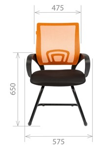 Офисное кресло CHAIRMAN 696V, цвет красный во Владивостоке - предосмотр 1