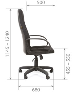 Кресло компьютерное CHAIRMAN 727 TW 12, цвет серый в Находке - предосмотр 5