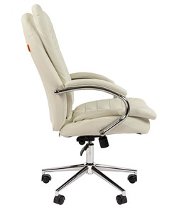Кресло компьютерное CHAIRMAN 795 экокожа, цвет белый в Артеме - предосмотр 2