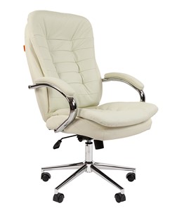 Кресло компьютерное CHAIRMAN 795 экокожа, цвет белый в Артеме - предосмотр