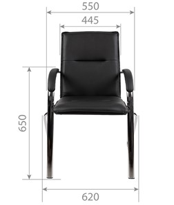 Компьютерное кресло CHAIRMAN 851 экокожа черная (2 шт. в комплекте) в Артеме - предосмотр 3
