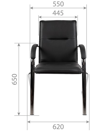 Компьютерное кресло CHAIRMAN 851 экокожа черная (2 шт. в комплекте) в Артеме - изображение 3