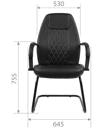 Компьютерное кресло CHAIRMAN 950V LT Экокожа черная в Артеме - изображение 3