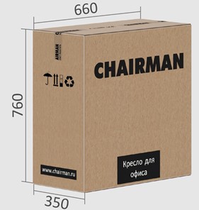Офисное кресло CHAIRMAN CH415 эко кожа серая во Владивостоке - предосмотр 5