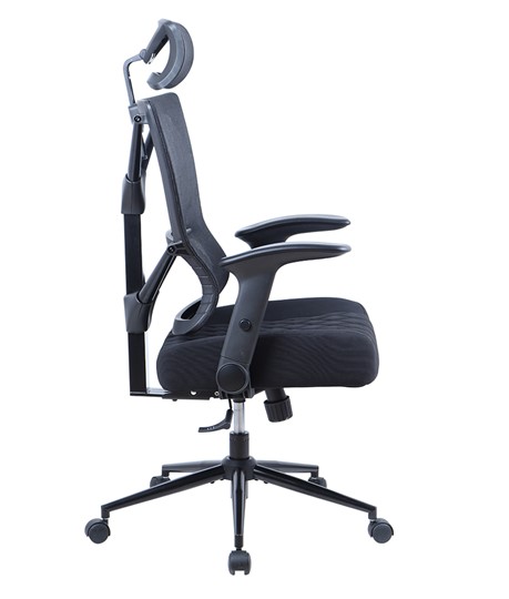 Кресло офисное CHAIRMAN CH566 сетчатый акрил черный / полиэстер черный в Артеме - изображение 2