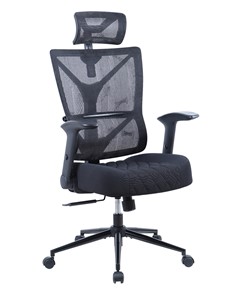 Кресло офисное CHAIRMAN CH566 сетчатый акрил черный / полиэстер черный в Артеме - предосмотр