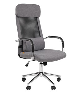 Кресло CHAIRMAN CH620 светло-серый в Находке