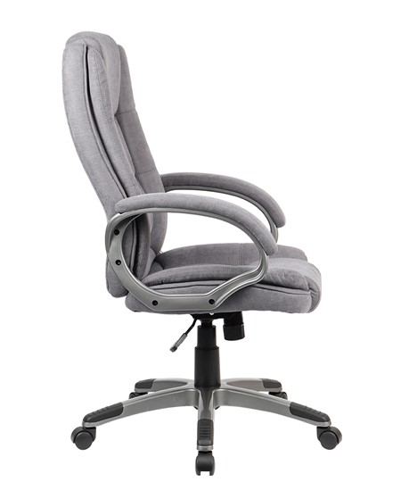 Кресло компьютерное CHAIRMAN CH667 велюр серый в Артеме - изображение 2
