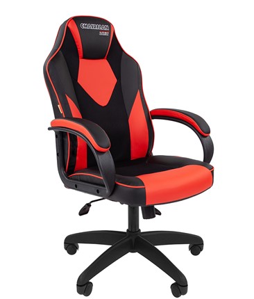Кресло CHAIRMAN GAME 17, цвет черный / красный в Артеме - изображение