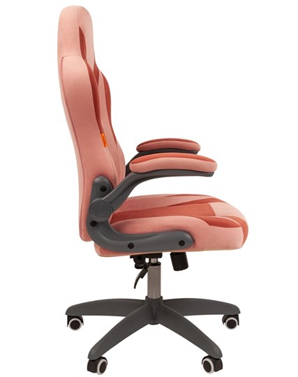 Кресло компьютерное CHAIRMAN Game 55 цвет TW розовый/бордо в Артеме - изображение 2