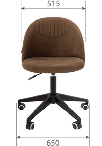 Кресло CHAIRMAN HOME 119, коричневое в Артеме - предосмотр 3