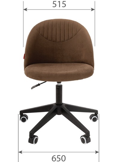 Кресло CHAIRMAN HOME 119, коричневое в Находке - изображение 3