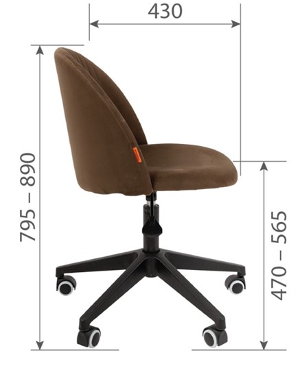 Кресло CHAIRMAN HOME 119, коричневое в Артеме - изображение 4