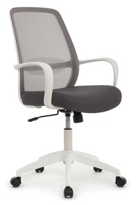 Кресло офисное Design W-207, Белый пластик/серая сетка в Находке