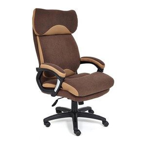 Компьютерное кресло DUKE флок/ткань, коричневый/бронза, 6/TW-21 арт.14043 в Артеме