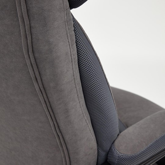 Кресло DUKE флок/ткань, серый/серый, 29/TW-12 арт.14039 в Артеме - изображение 17