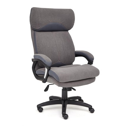 Кресло DUKE флок/ткань, серый/серый, 29/TW-12 арт.14039 в Артеме - изображение