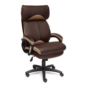 Офисное кресло DUKE кож/зам/ткань, коричневый/бронза, 36-36/21 арт.12905 в Артеме