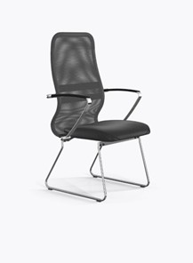 Офисное кресло Ergolife Sit 8 B2-9K - X1+Extra (Св.серый-Черный) в Уссурийске