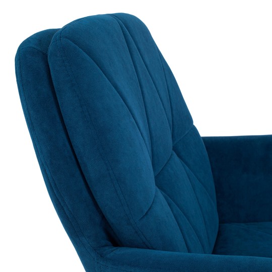 Кресло компьютерное GARDA флок, синий, 32 арт.15292 в Артеме - изображение 4
