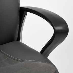Компьютерное кресло INTER кож/зам/флок/ткань, серый/металлик, C-36/29/TW-12 арт.15029 во Владивостоке - предосмотр 11