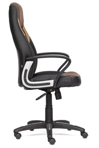 Кресло офисное INTER кож/зам/ткань, черный/коричневый/бронзовый, 36-6/3М7-147/21 арт.12016 во Владивостоке - предосмотр 2