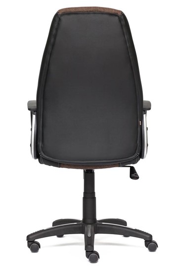 Кресло офисное INTER кож/зам/ткань, черный/коричневый/бронзовый, 36-6/3М7-147/21 арт.12016 во Владивостоке - изображение 3