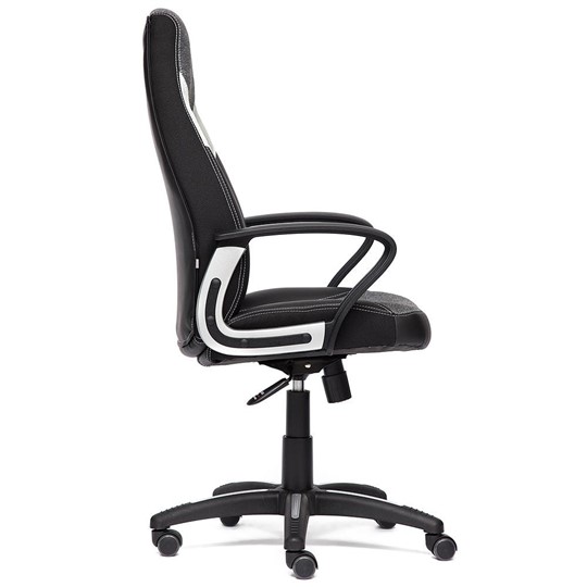 Компьютерное кресло INTER кож/зам/ткань, черный/серый/серый, 36-6/207/14 арт.12017 во Владивостоке - изображение 2