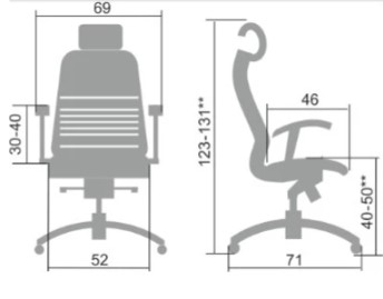 Офисное кресло Кресло Samurai K-3.04 Infinity Easy Clean (MPES) во Владивостоке - предосмотр 15