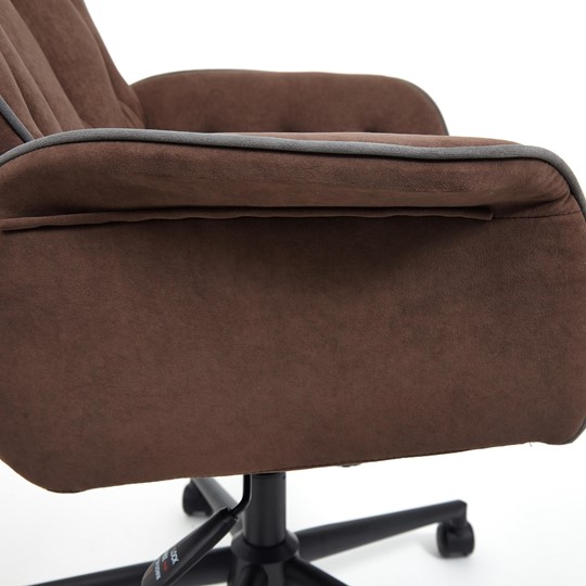 Кресло компьютерное MADRID флок, коричневый, 6 арт.13944 во Владивостоке - изображение 8