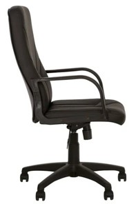Кресло офисное MANAGER (PL64) экокожа ECO-30, черная в Артеме - предосмотр 2