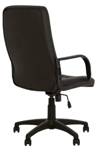 Кресло офисное MANAGER (PL64) экокожа ECO-30, черная в Артеме - предосмотр 3