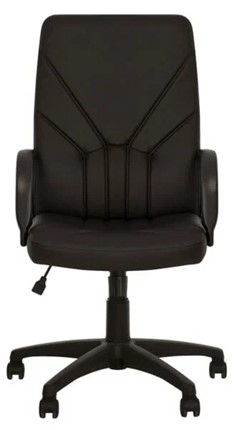 Кресло офисное MANAGER (PL64) экокожа ECO-30, черная в Артеме - изображение
