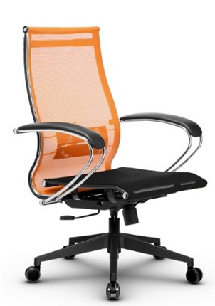 Кресло офисное МЕТТА B 2m 9/K131, Основание 17832 оранжевый/черный во Владивостоке - изображение