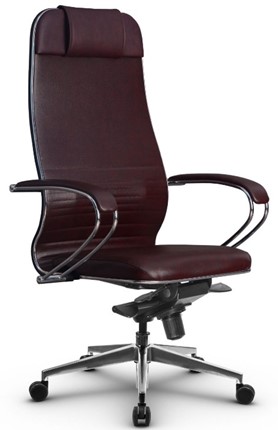 Офисное кресло Metta L 1m 38K2/K мультиблок, нижняя часть 17839 бордовый во Владивостоке - изображение