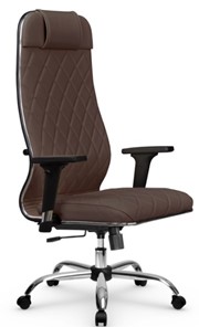 Офисное кресло Мetta L 1m 40M/2D Infinity Easy Clean (MPES) топган, нижняя часть 17833 темно-коричневый в Находке